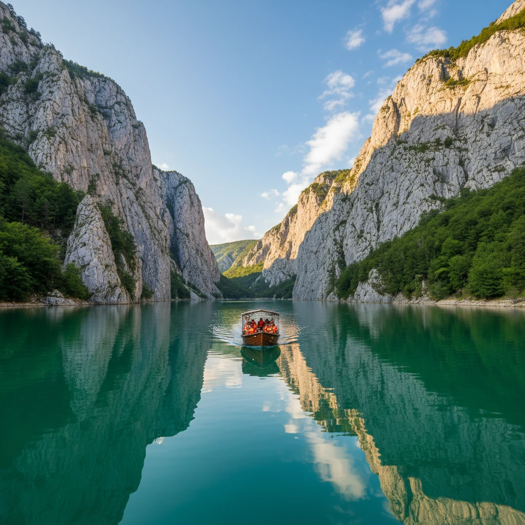 Mostar Old Town Boat Ride — Stari Most from the Neretva